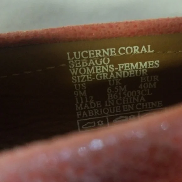 Sebago Coral Suede Loafers Slip On Sz. 9 - Picture 3 of 6